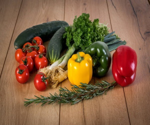 verduras mesa